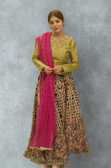 Glitter Lehnga ( Only lehnga )