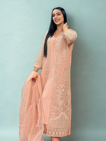Zinnia open gown 3pc