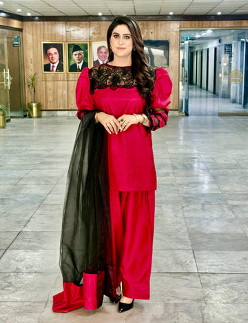 Diva Dress Rawsilk Farshi Shalwar Set 3(PC'S)