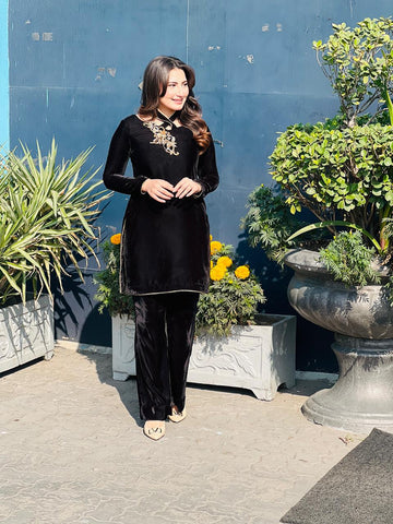 Shahkaar Velvet Set 2pc