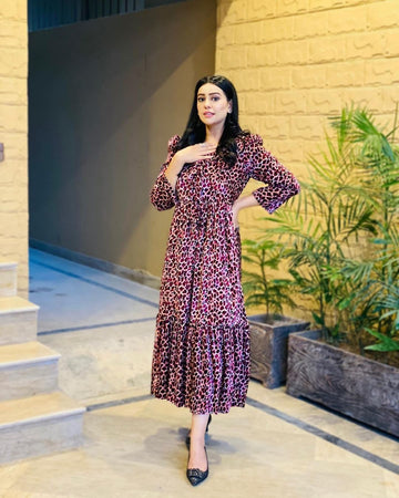 Velvet Floral Frock