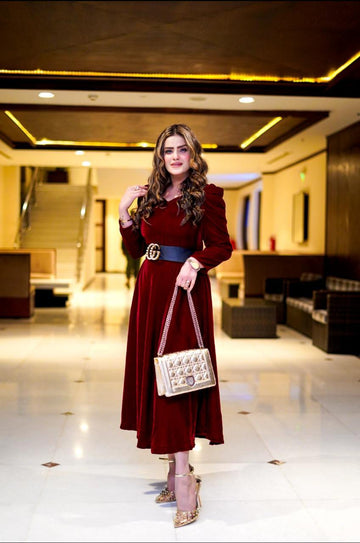 Gabbana Velvet Frock SA-419