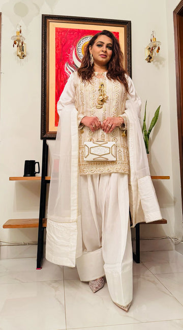 SA-829 (Marlyn Tusle Silk Dress 3pc)