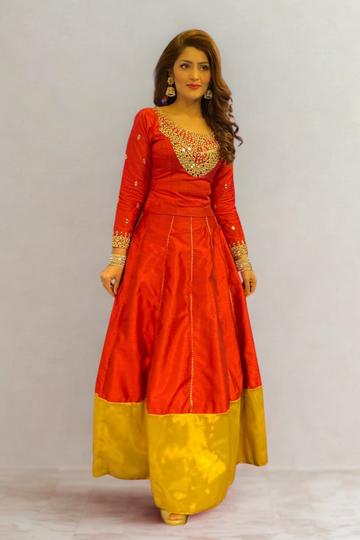DOVE MIRROR LEHNGA (2 piece lehnga choli)