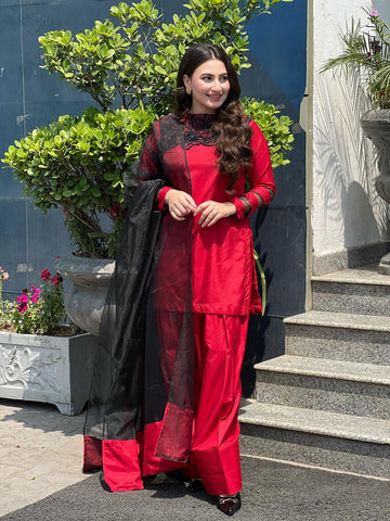 Diva Dress Rawsilk Farshi Shalwar Set 3(PC'S)
