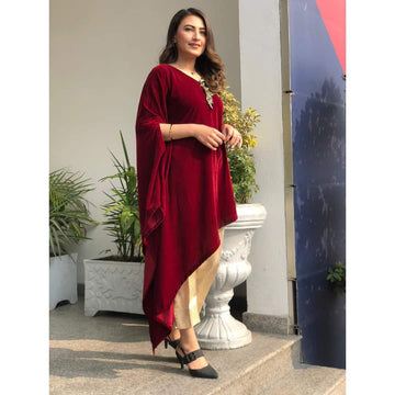 VELVET PONCHO