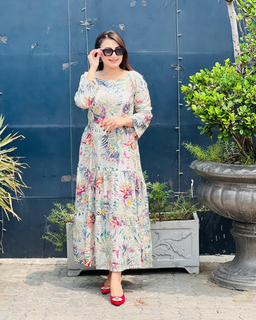 Rainbow Chicken Frock
