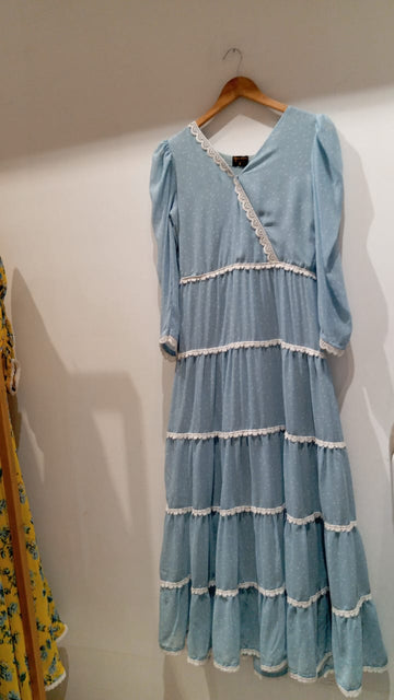 Floral Chiffon Frock