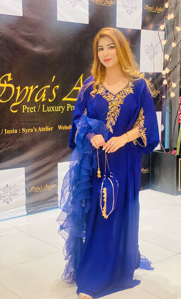 Gerogette Kaftan With Handwork
