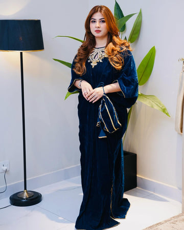 Hoorain Velvet Kaftan