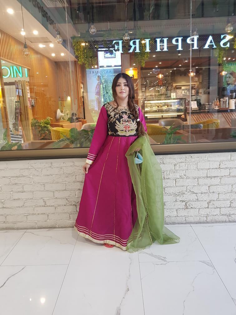 Rawsilk Frock  Velvet (Frock Length 56)&nbsp;