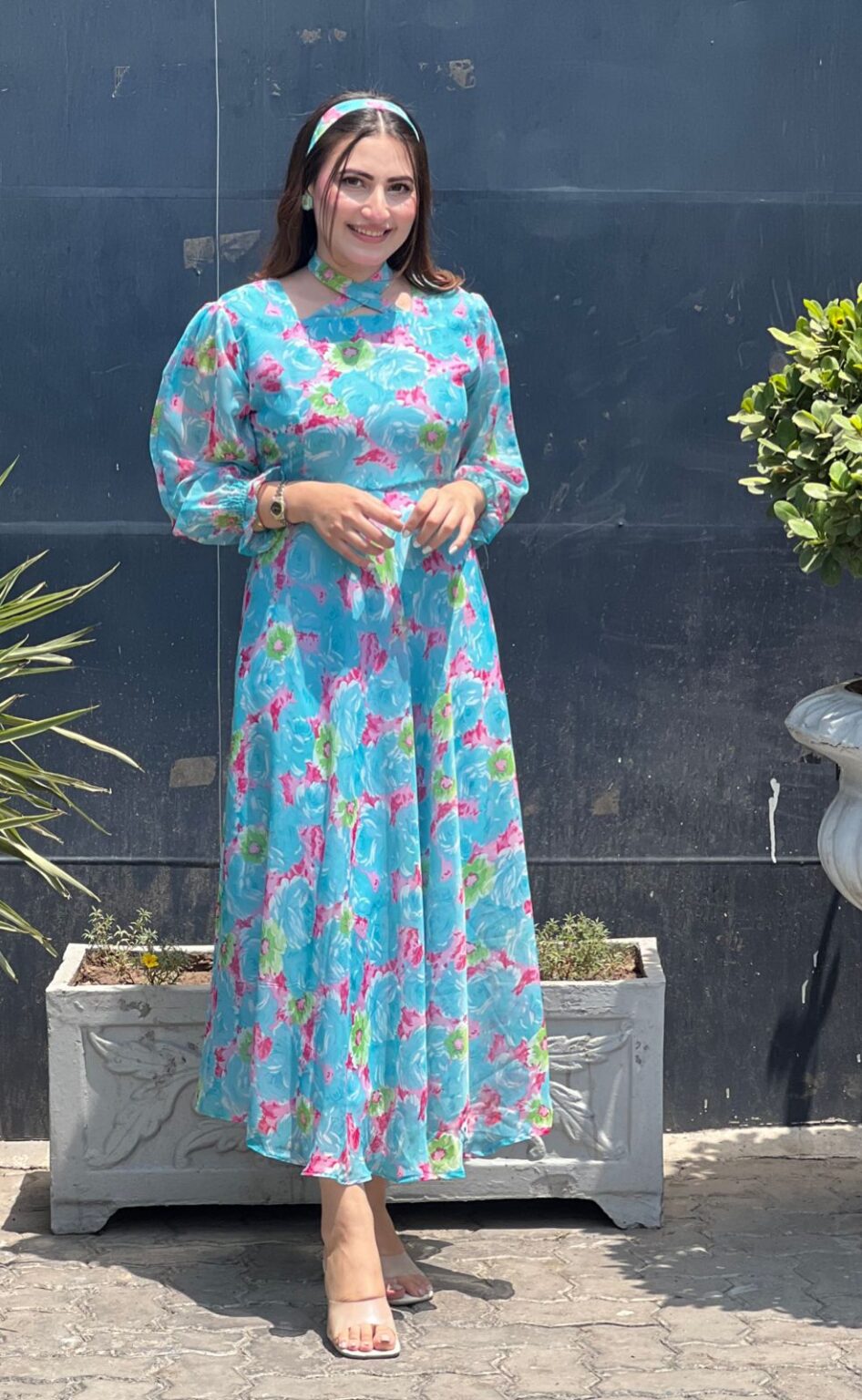 Anaya chiffon frock