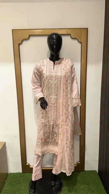 Rapunzel Suit With Multi Dupatta 3(PC'S)