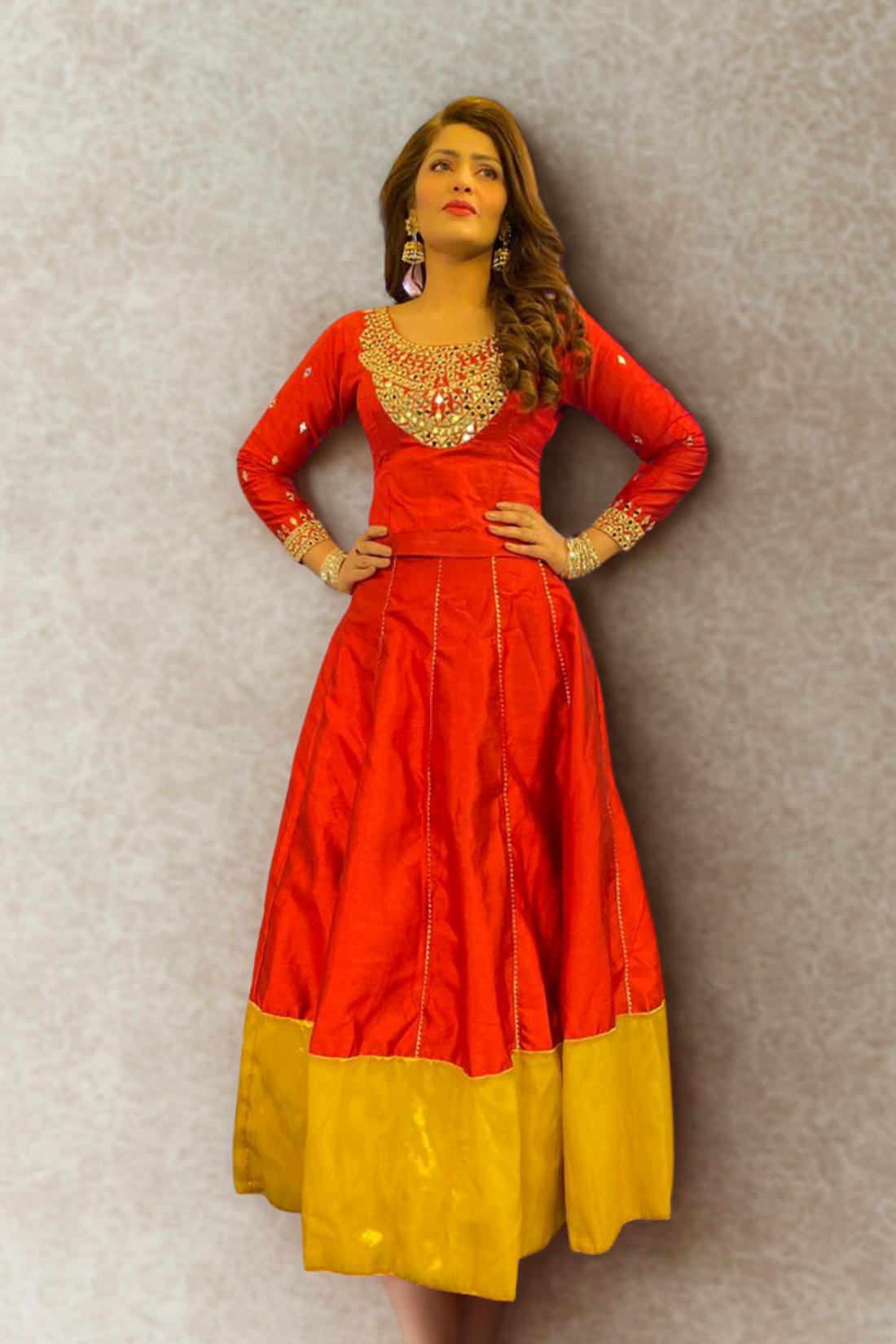 DOVE MIRROR LEHNGA (2 piece lehnga choli)