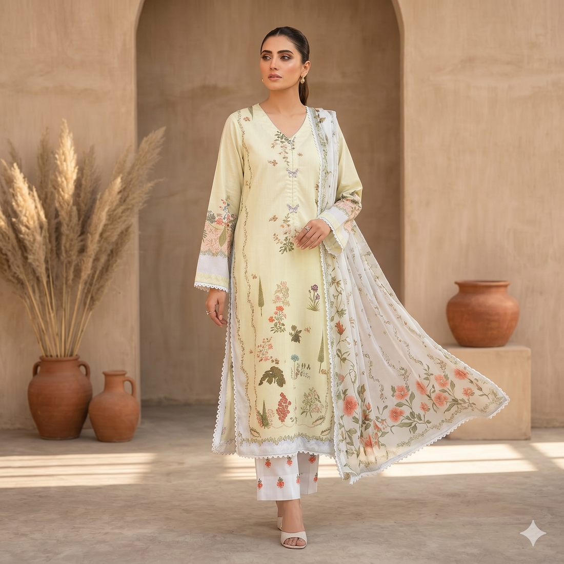 Gulbahar Kaftan 3pc