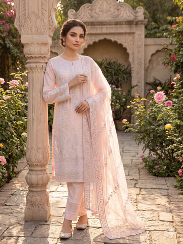 Zehra Embroidered Suit