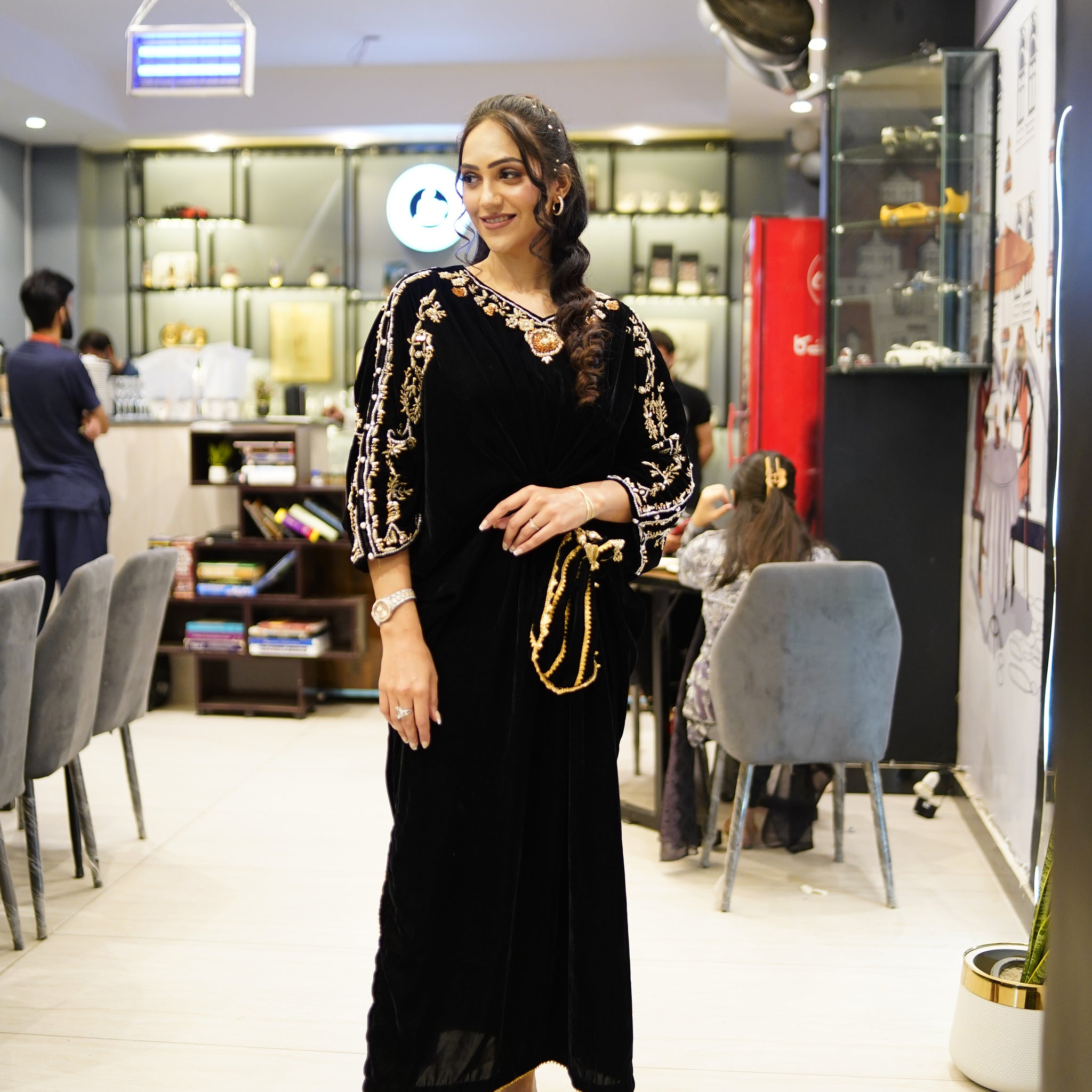 Amirah Velvet Kaftan