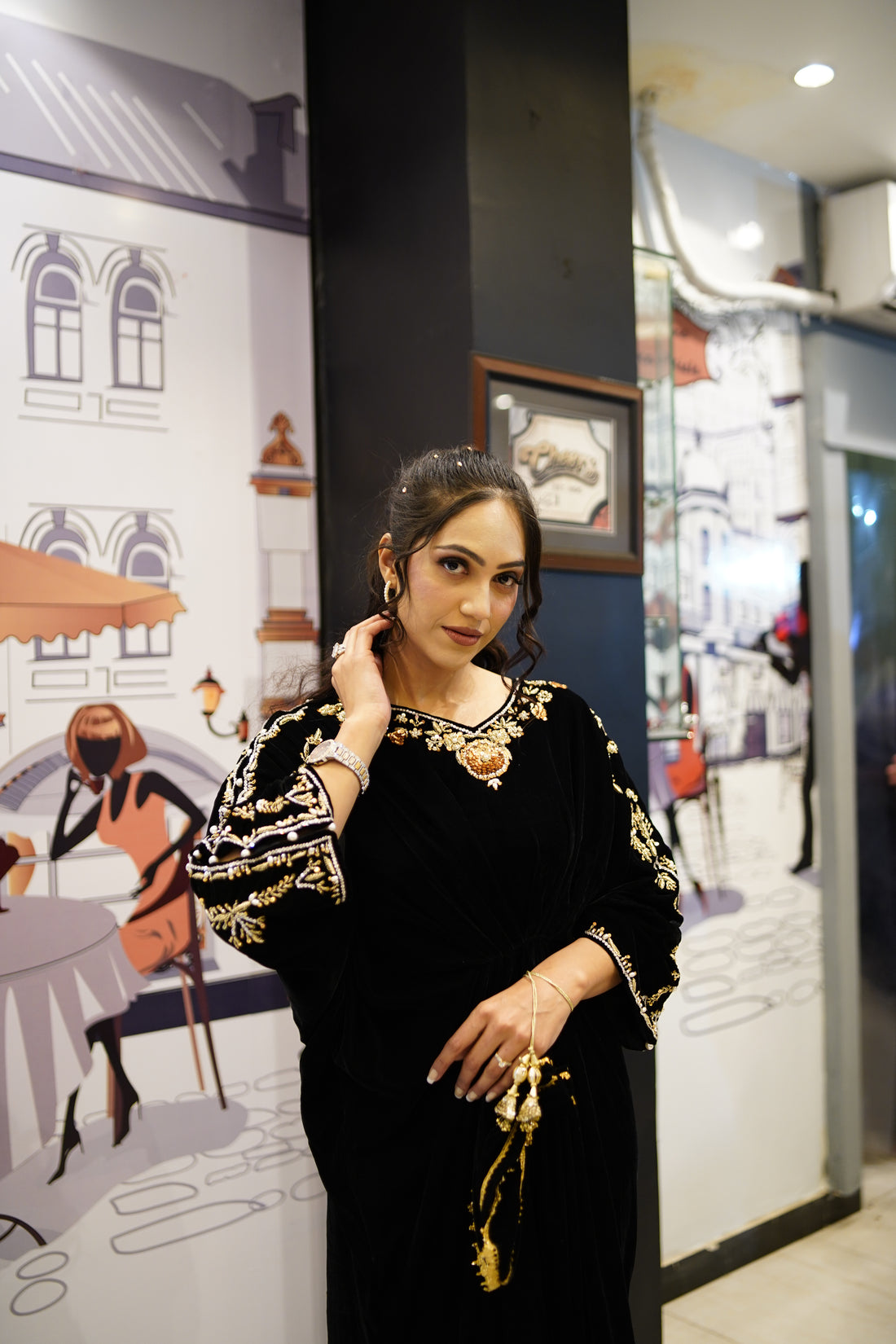 Amirah Velvet Kaftan