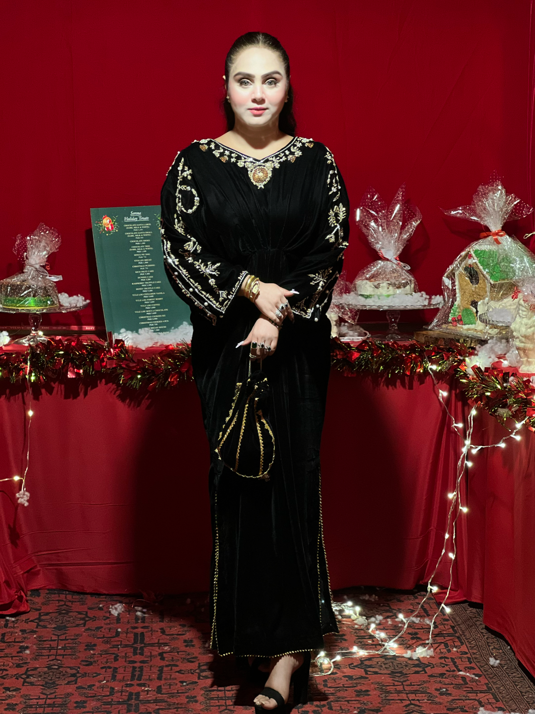 Amirah Velvet Kaftan