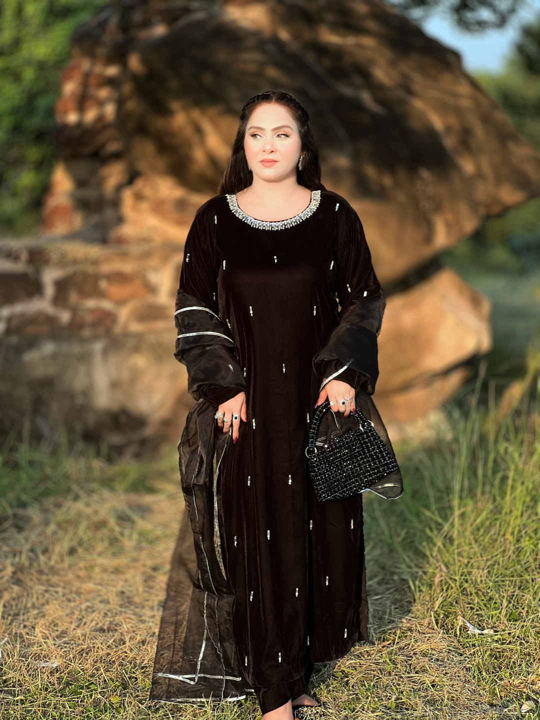 Shahana Luxe Velvet 3pc