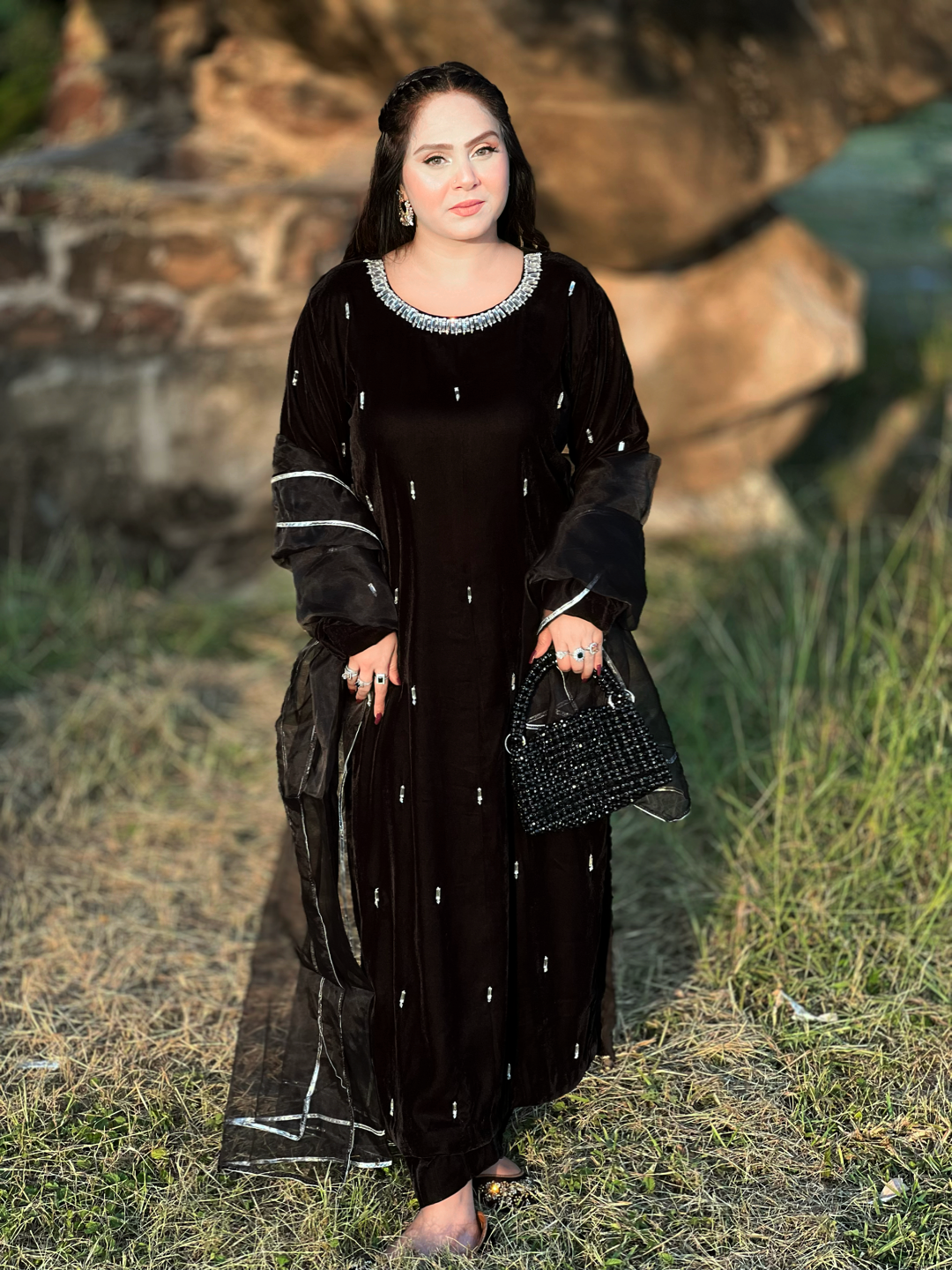 Shahana Luxe Velvet 3pc