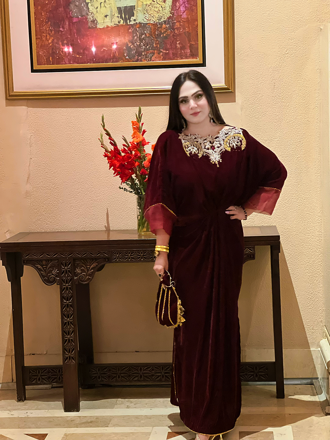 Sultana Velvet kaftan