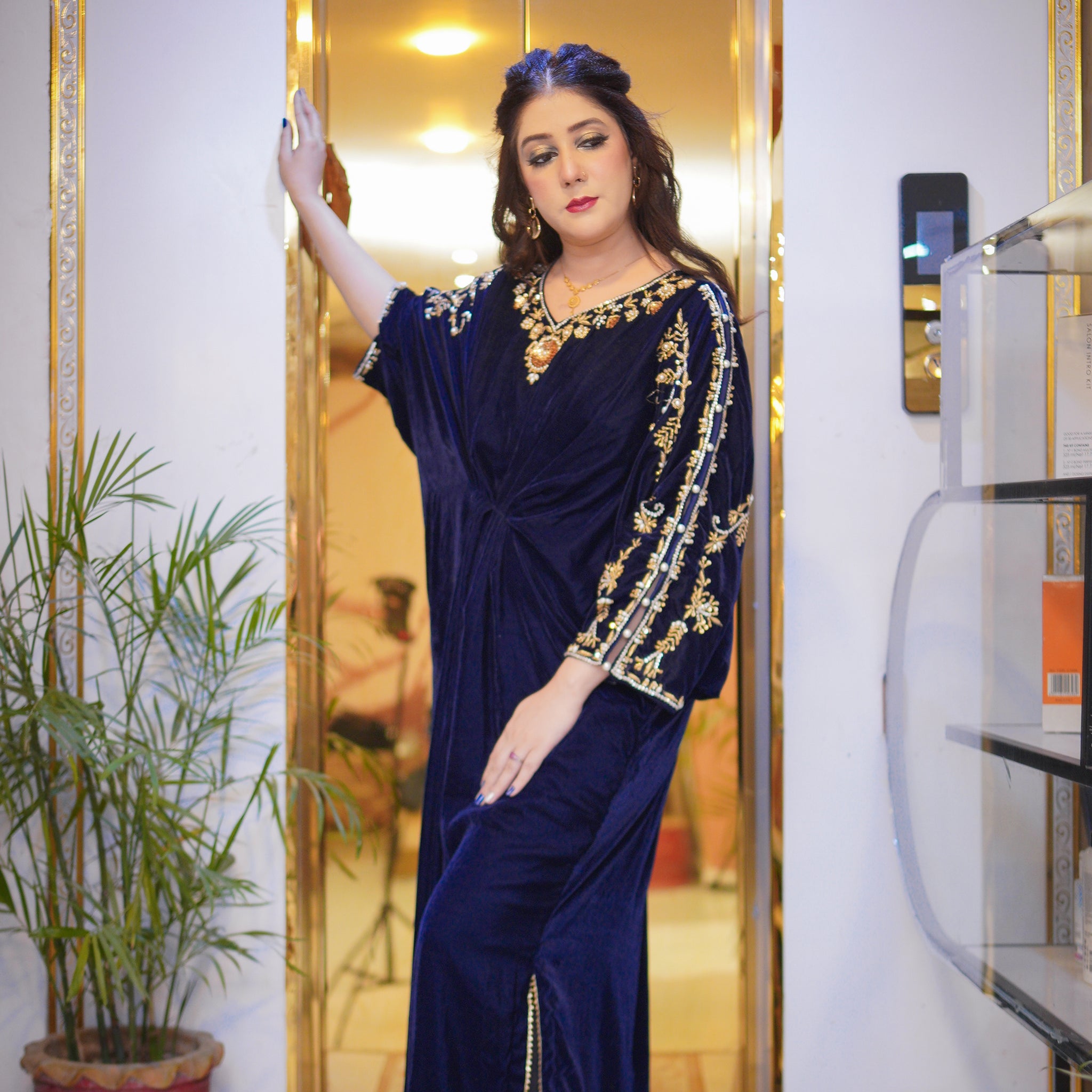 Amirah Velvet Kaftan