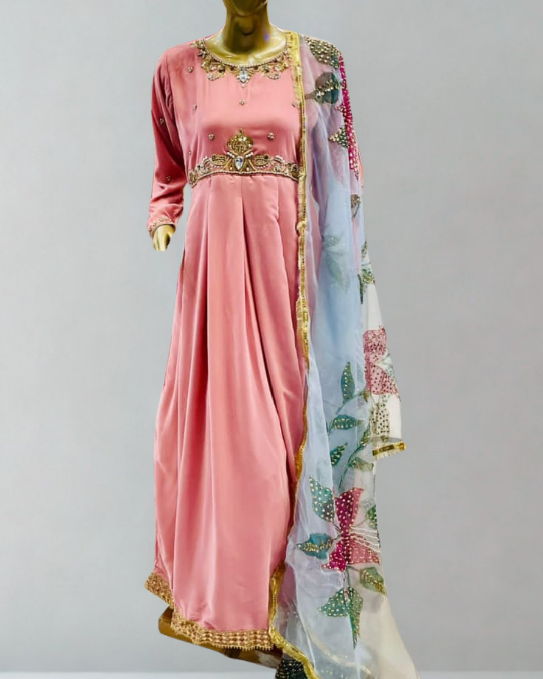 Huriya Velvet Frock