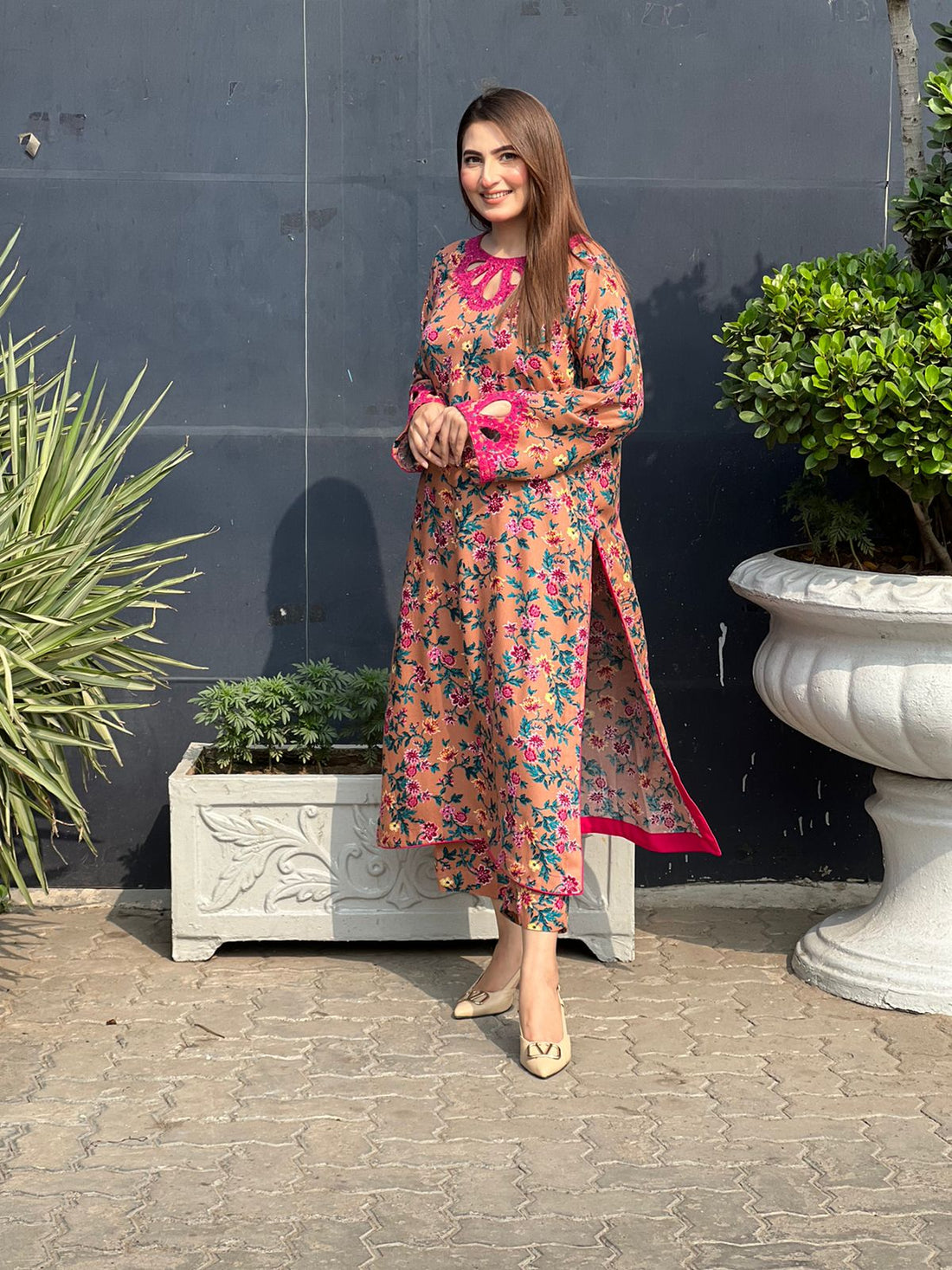 Marina Printed Suit  2pc