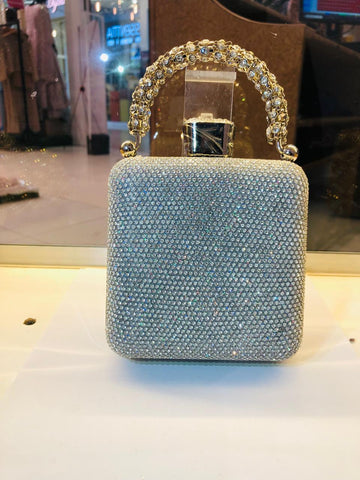 Armani dust clutche