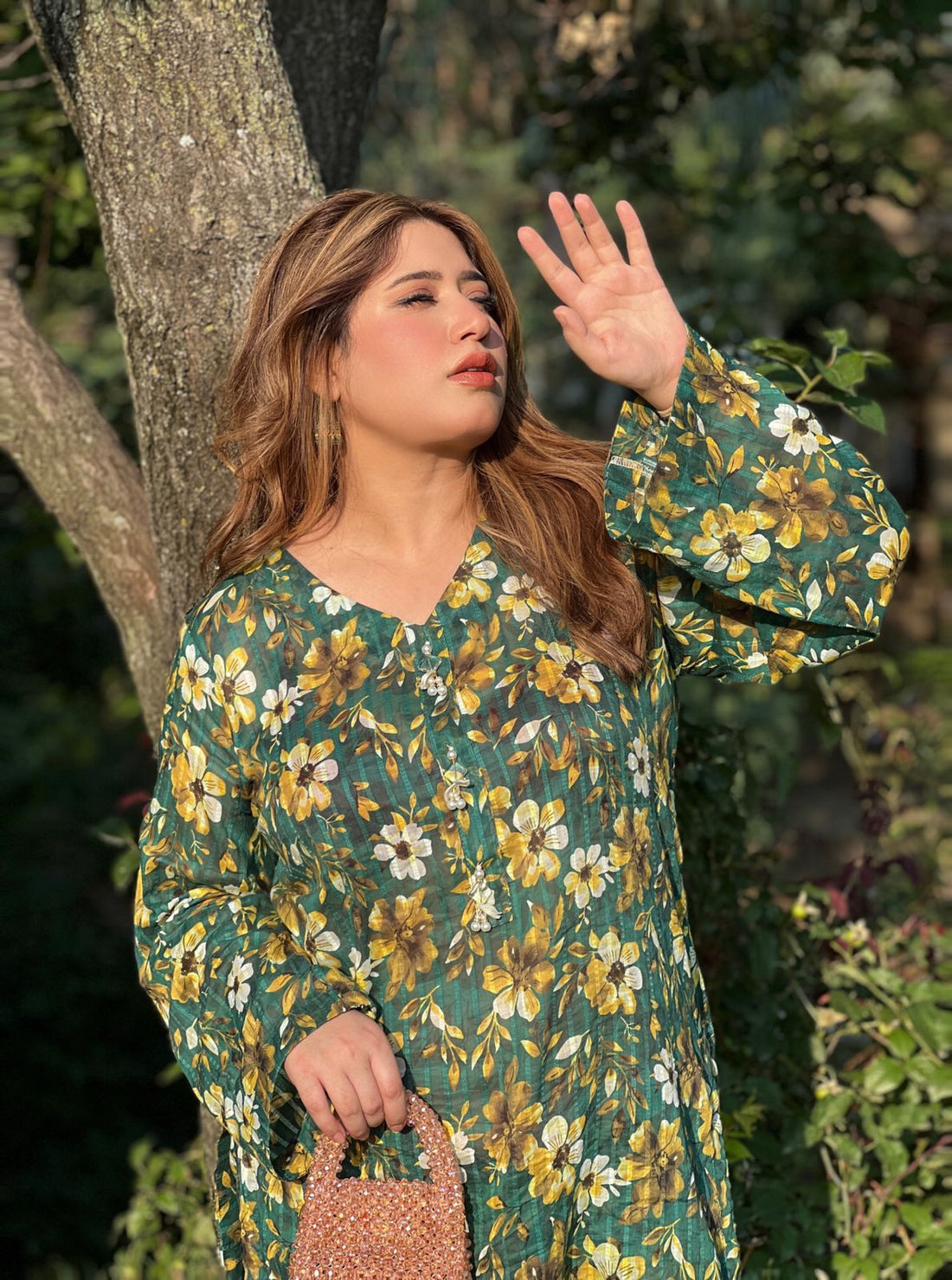 Print lawn  Shirt Trouser(Doria lawn 2pcs )