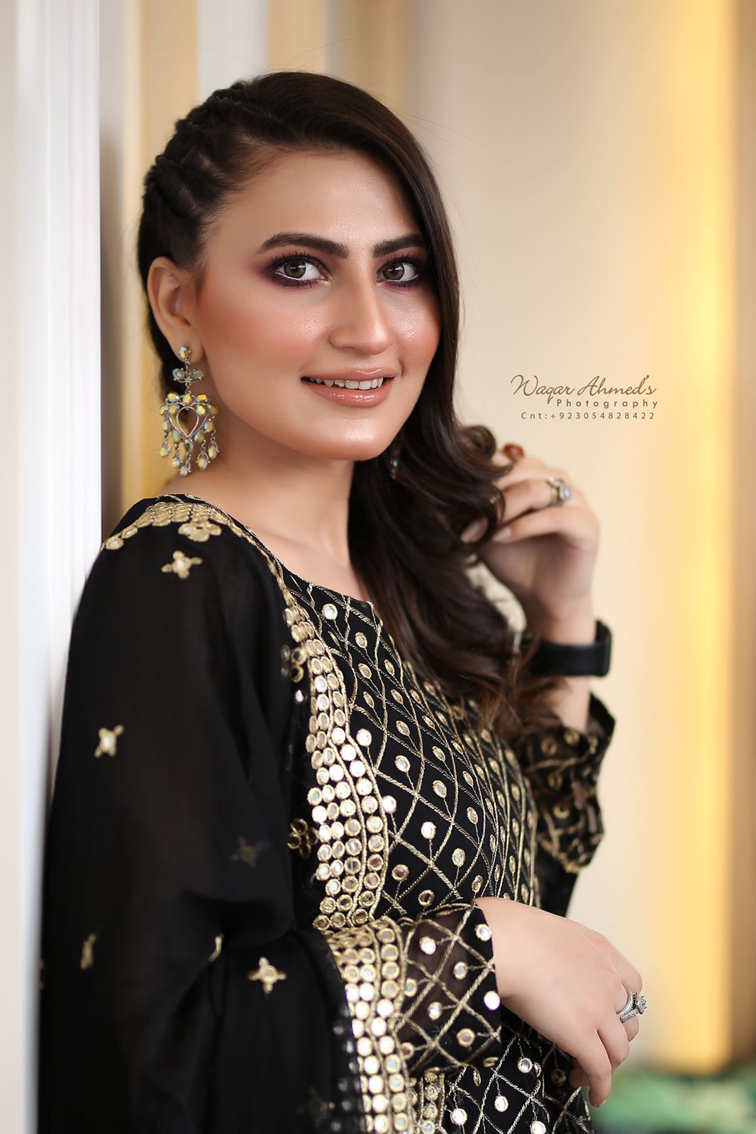 Mehrunisa Chiffon Frock (3pc)