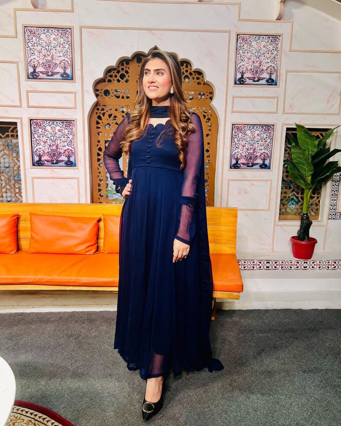 Dior Chiffon frock  (3pc)