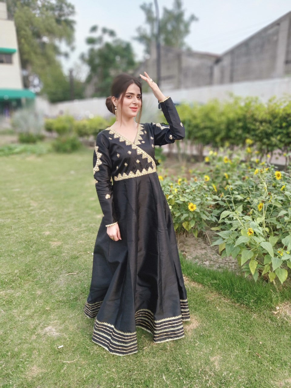 Angharkha Mirror Frock